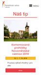 Mobile Screenshot of novomestskaradnice.cz